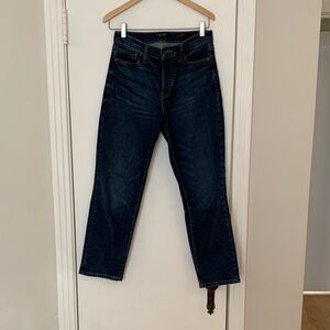 Banana Republic Straight Dark Blue Denim Jeans